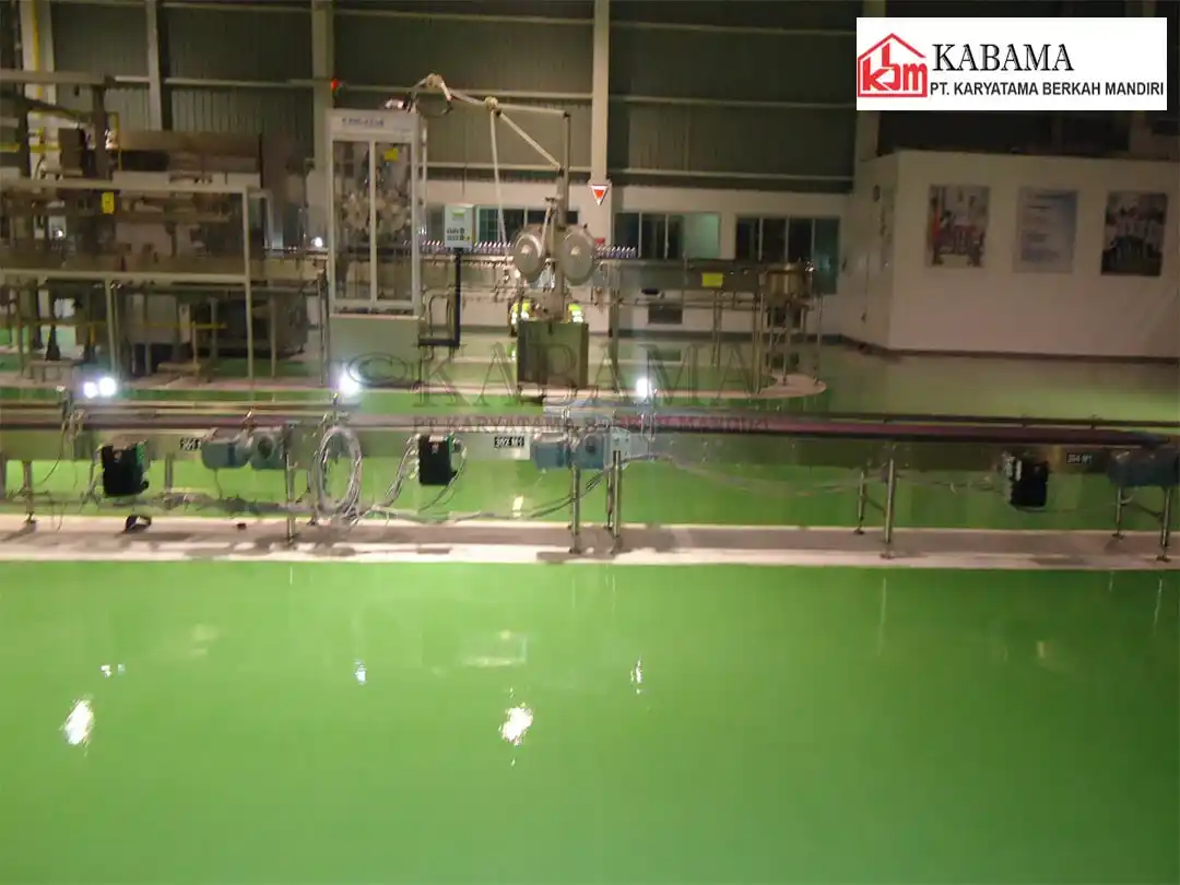 Dokumentasi proyek epoxy lantai