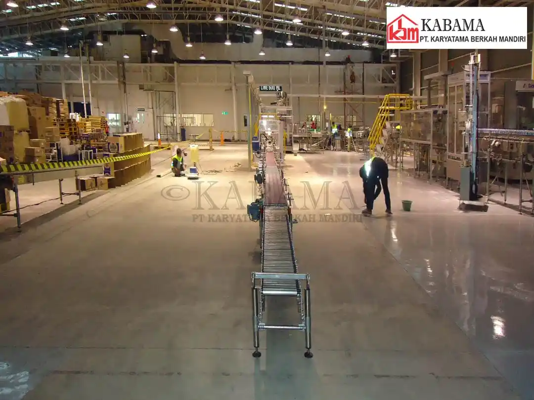 Dokumentasi proyek epoxy lantai
