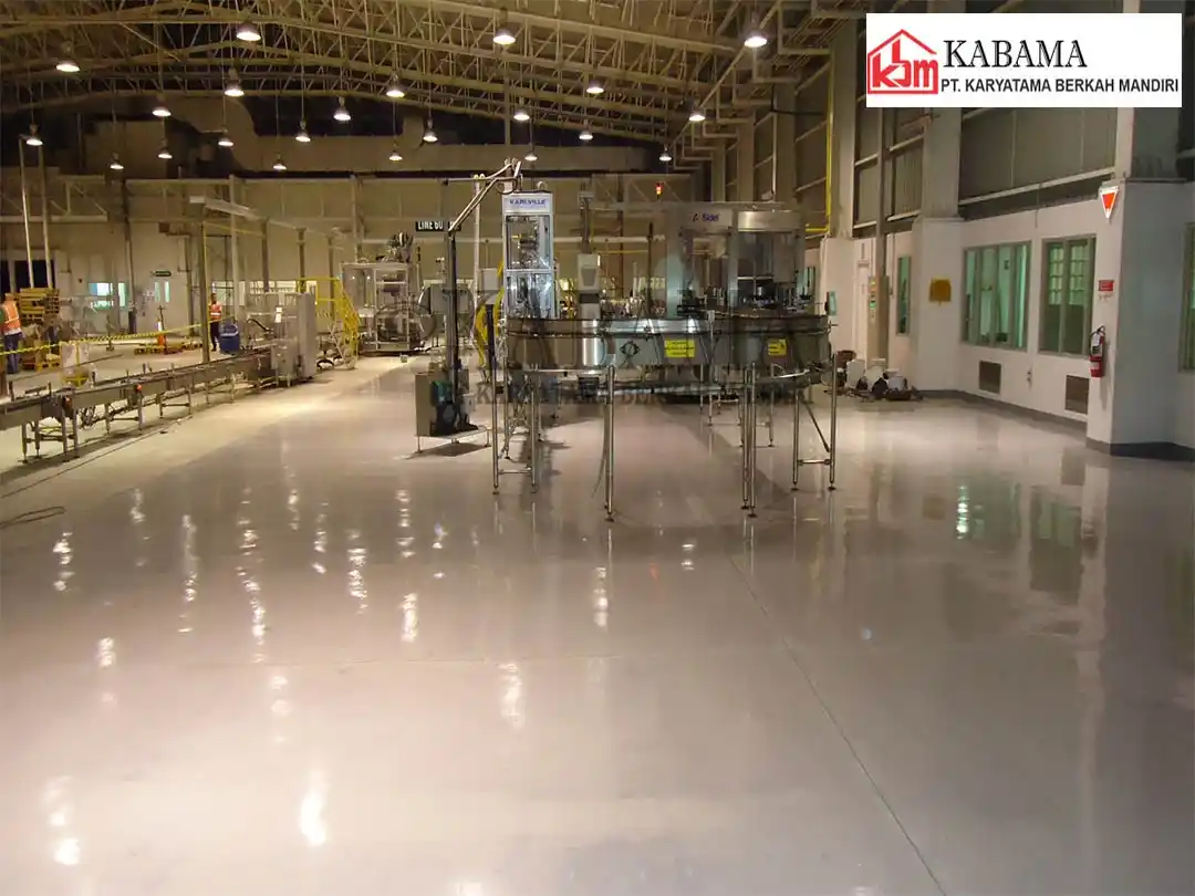 Dokumentasi proyek epoxy lantai