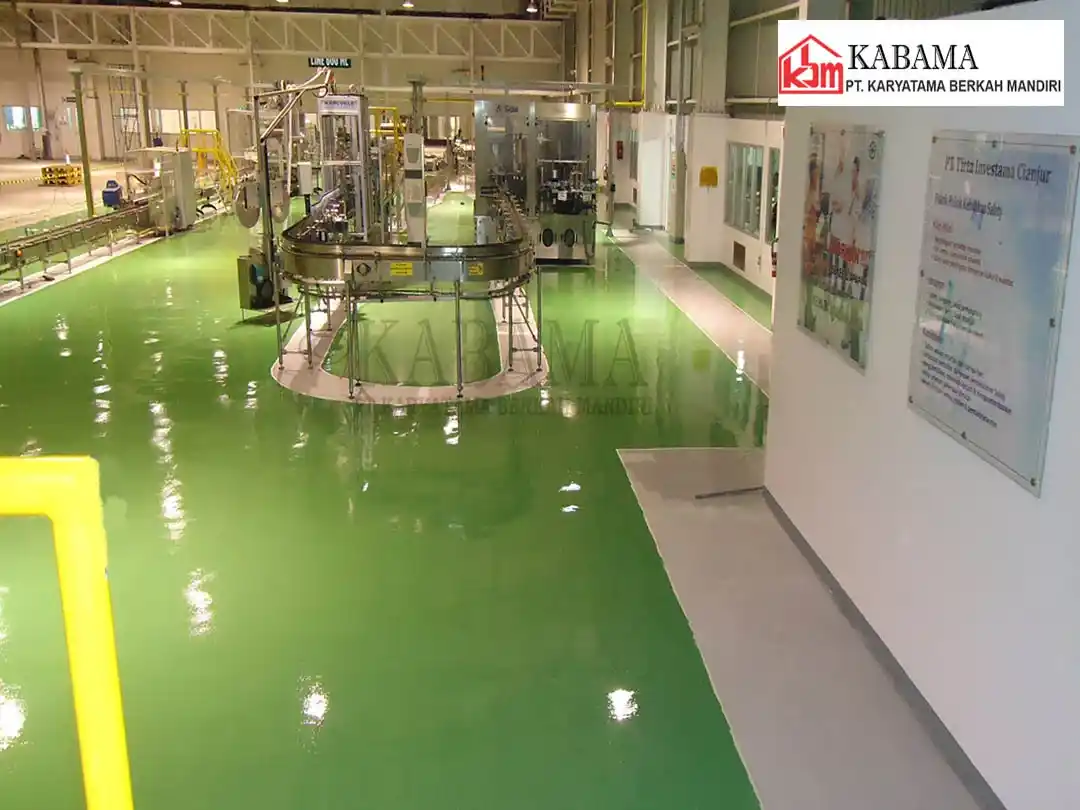 Dokumentasi proyek epoxy lantai