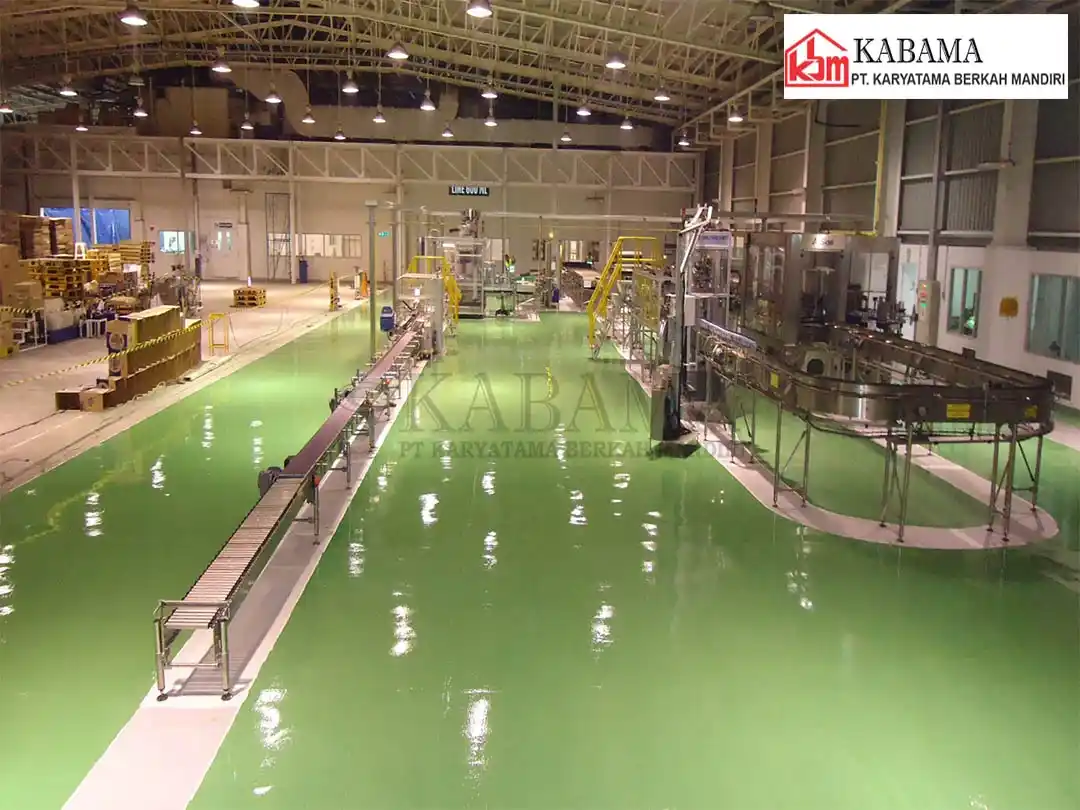 Dokumentasi proyek epoxy lantai
