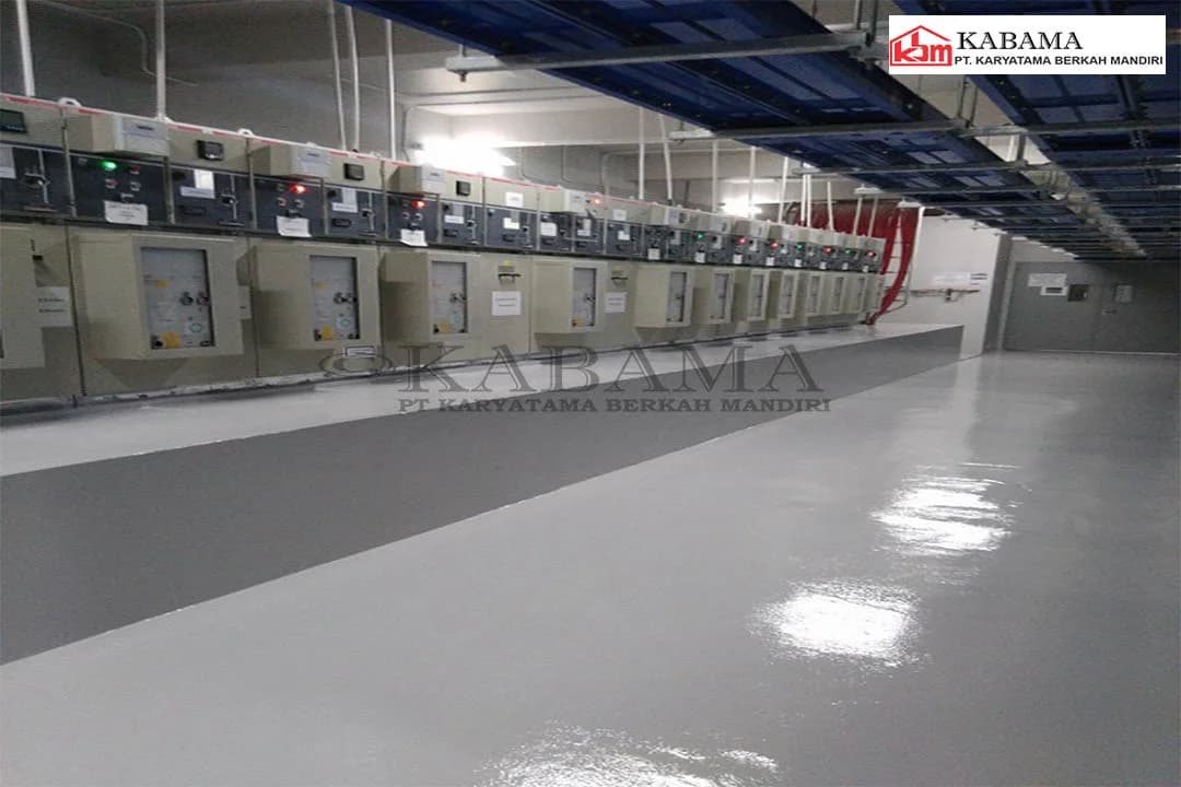 Dokumentasi proyek epoxy lantai