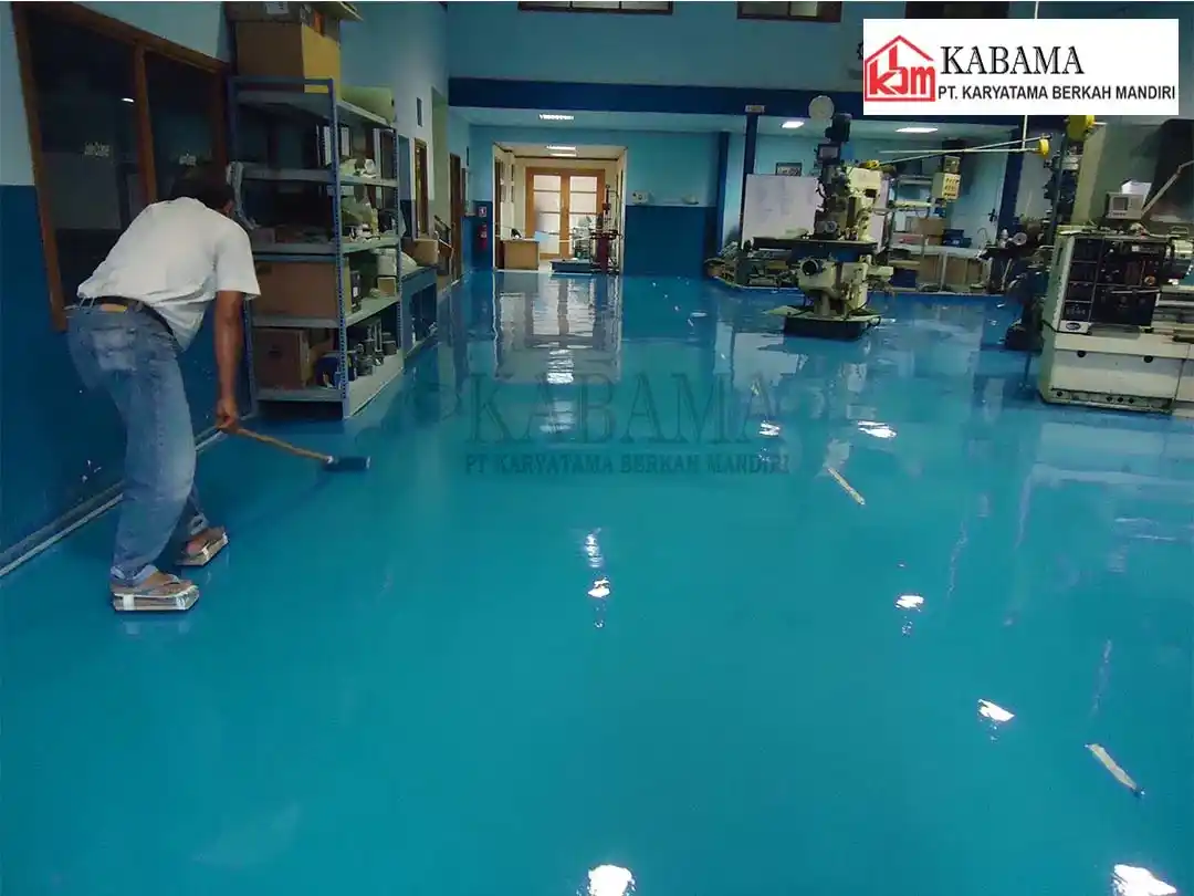 Dokumentasi proyek epoxy lantai