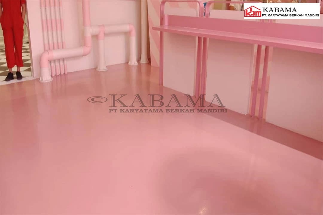 Dokumentasi proyek epoxy lantai