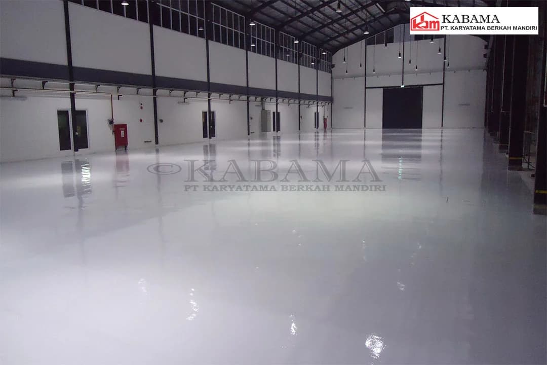 Dokumentasi proyek epoxy lantai