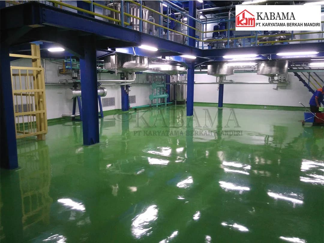 Dokumentasi proyek epoxy lantai