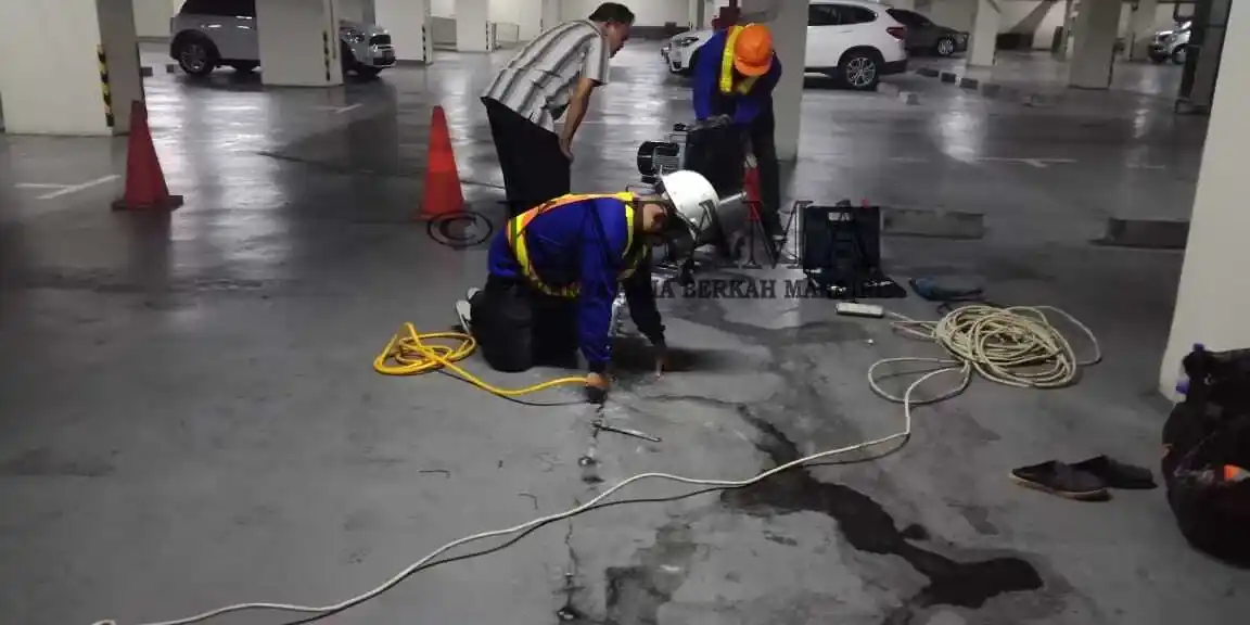Dokumentasi proyek injeksi beton