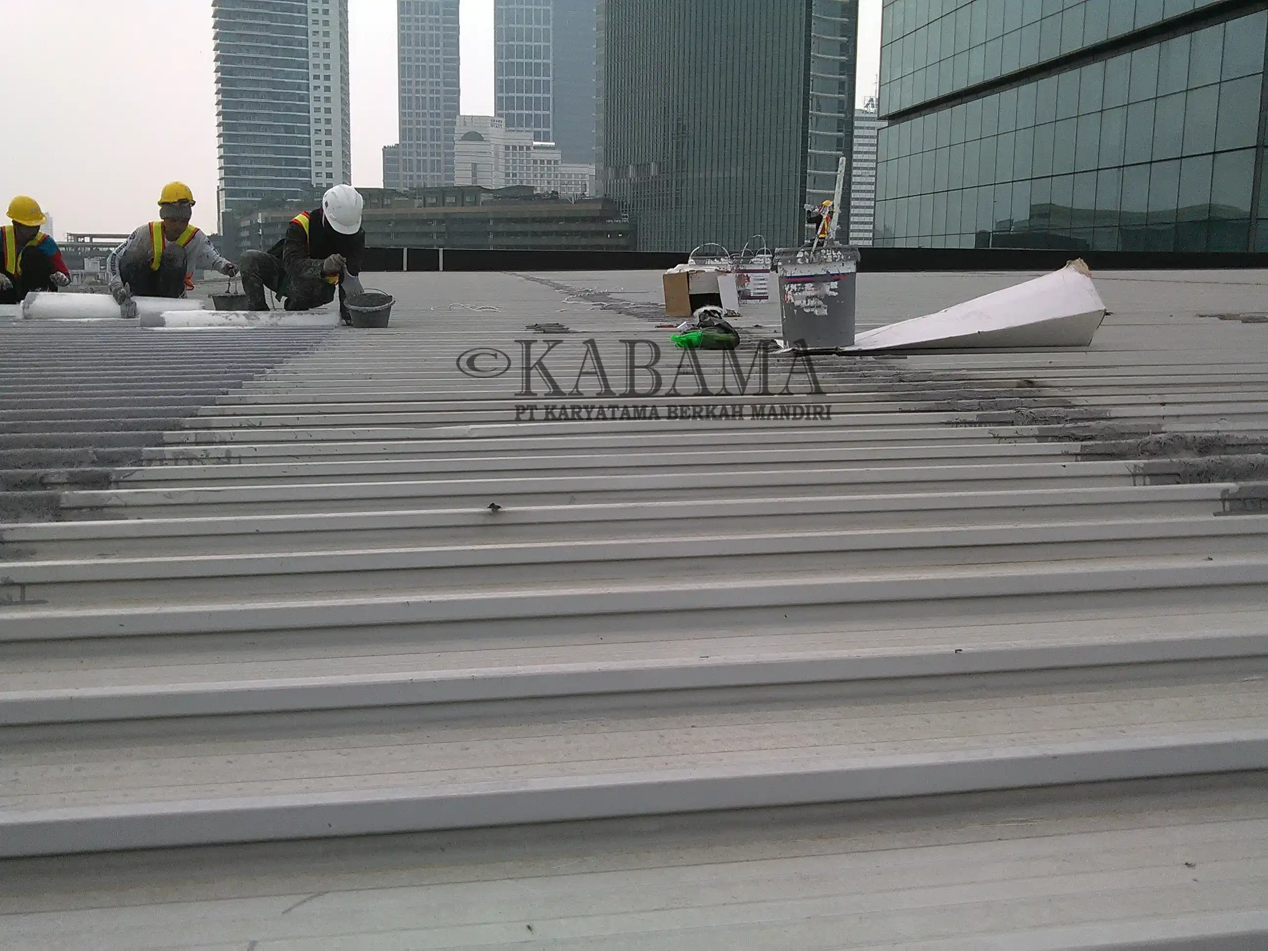 Dokumentasi proyek cat anti air hydroflex
